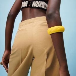 Linen Blend Shorts Tobacco